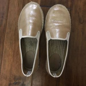 Nude Metallic Espadrilles